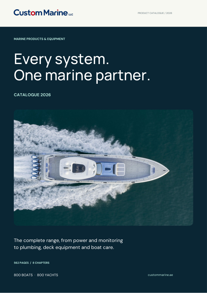 Custom Marine Catalogue 2026 cover