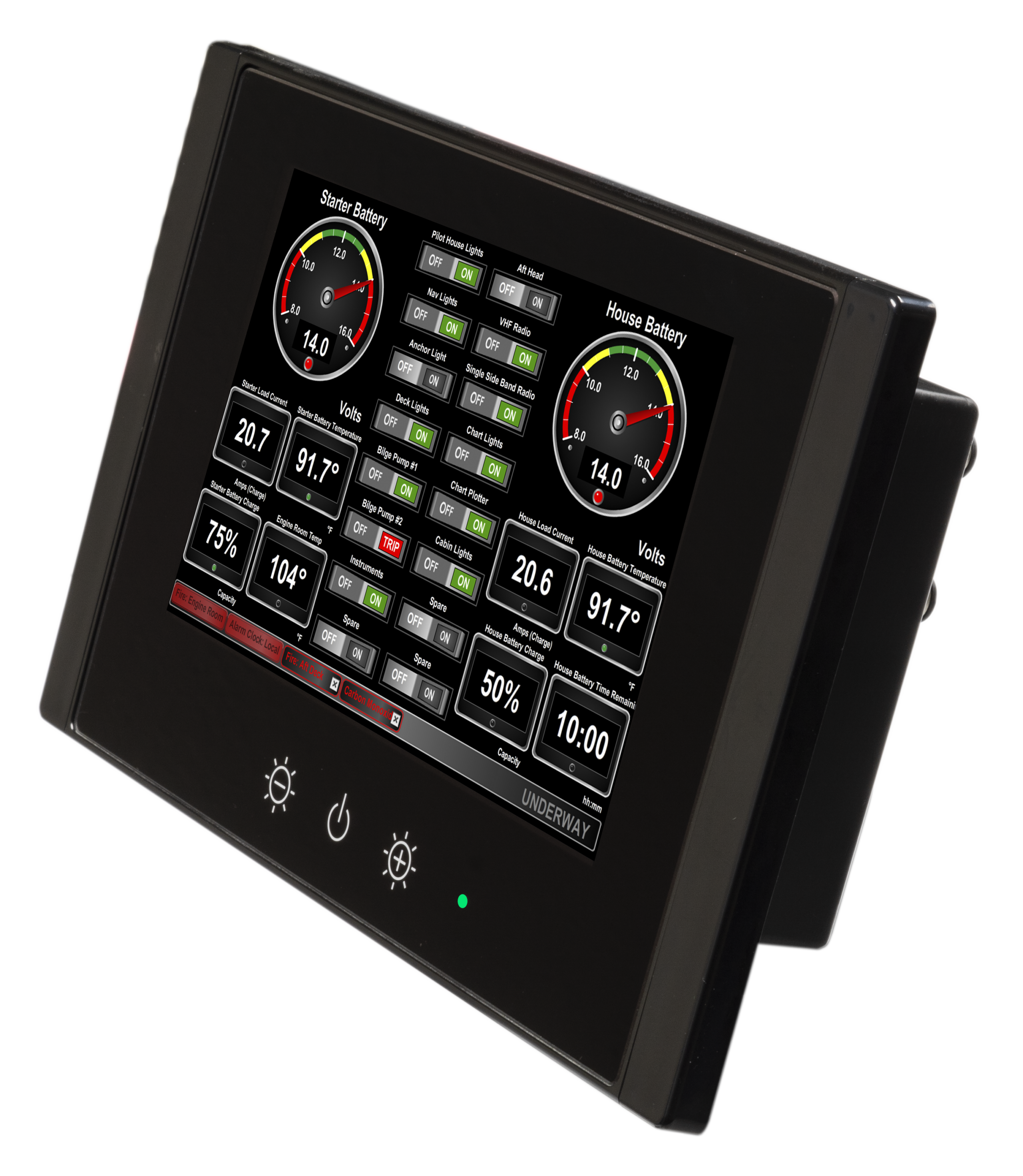 TSM810C – 8″ Vessel Monitoring and Control Touchscreen