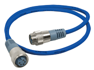 Mini double-ended cordset
(Blue)