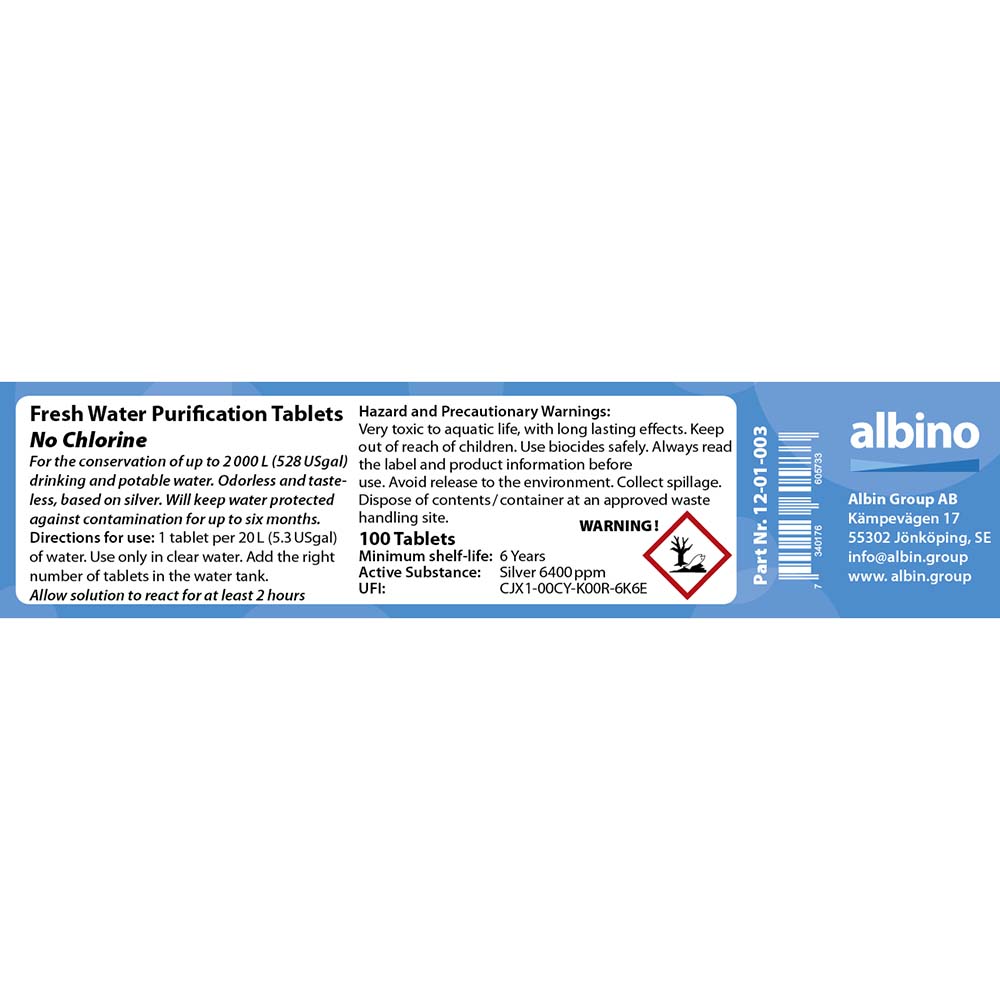 Fresh Water Purification Tablets — image 2
