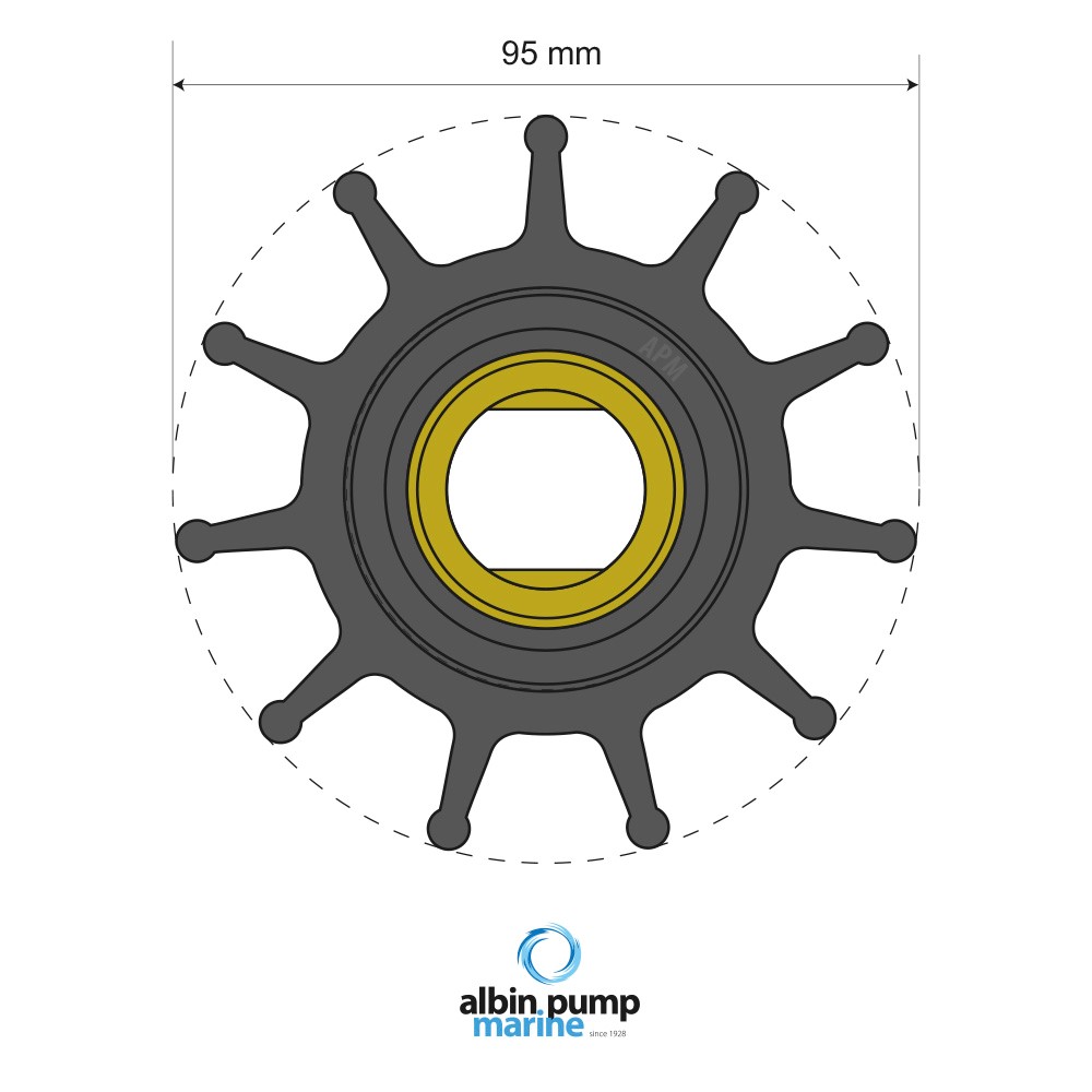 Premium FIP Impeller PN 06-05-038 — 06-05-038 — image 3
