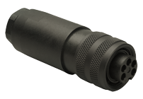 Mini field-attachable connector
(Female)