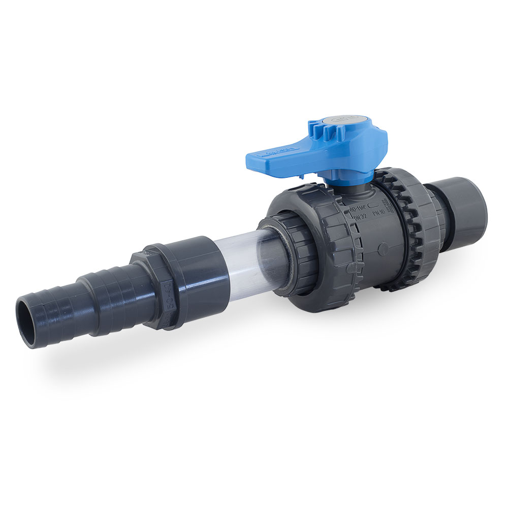 Hose Cone Connection Handle with Valve — 11-99-005