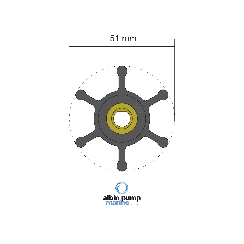 Premium Ballast Impeller PN 06-04-036 — 06-04-036 — image 4