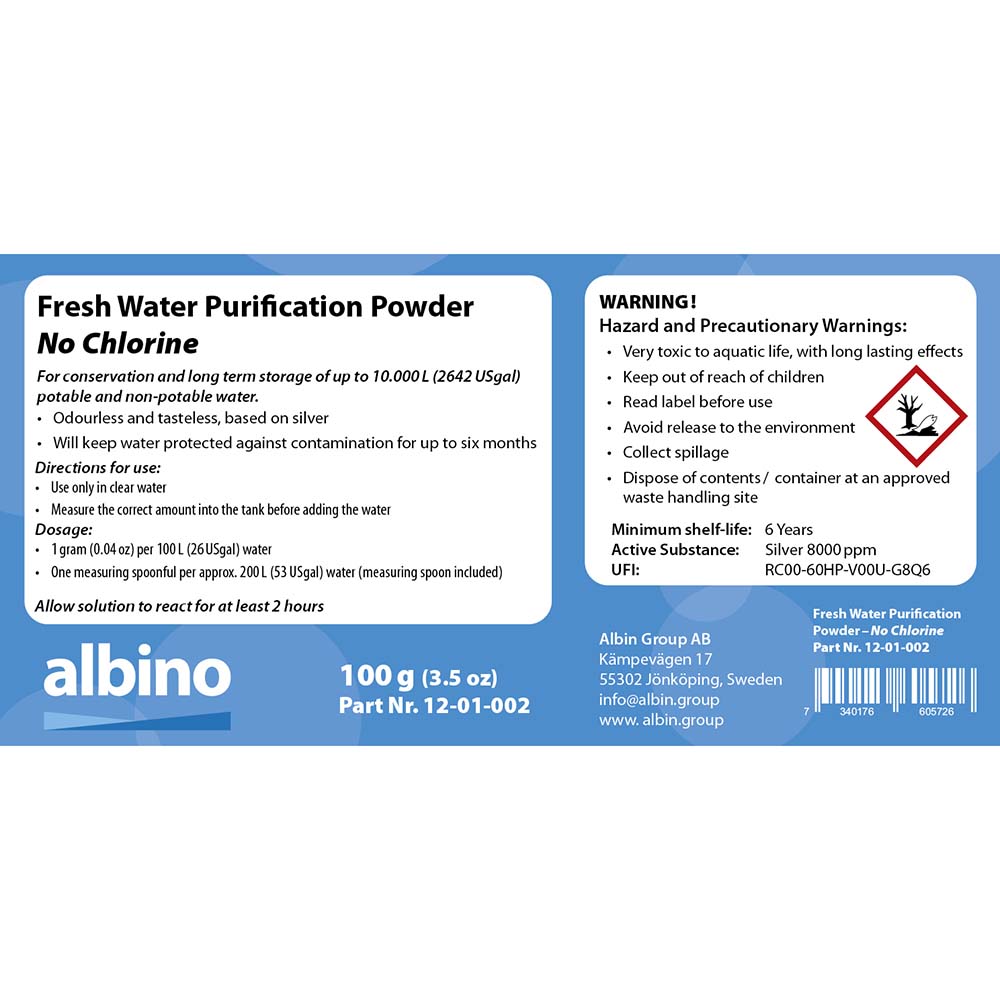 Fresh Water Purification Powder — image 2